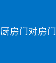 张家口阴阳风水化煞九十五——厨房门对房门